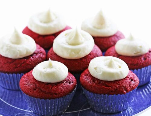 Red Velvet Cupcakes with Cream Cheese Frosting